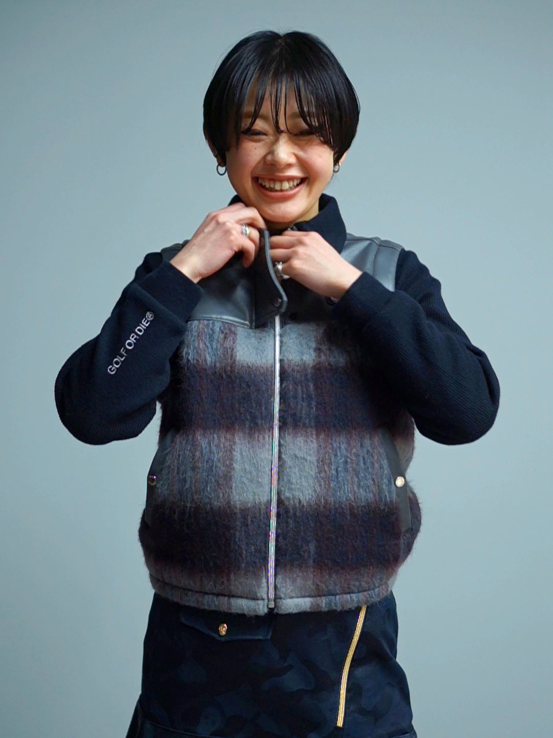 Shaggy 2Way Jacket | WOMEN / NAVY