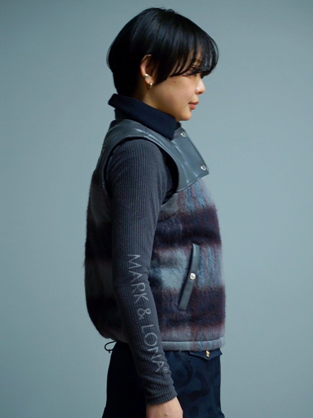 Shaggy 2Way Jacket | WOMEN / NAVY