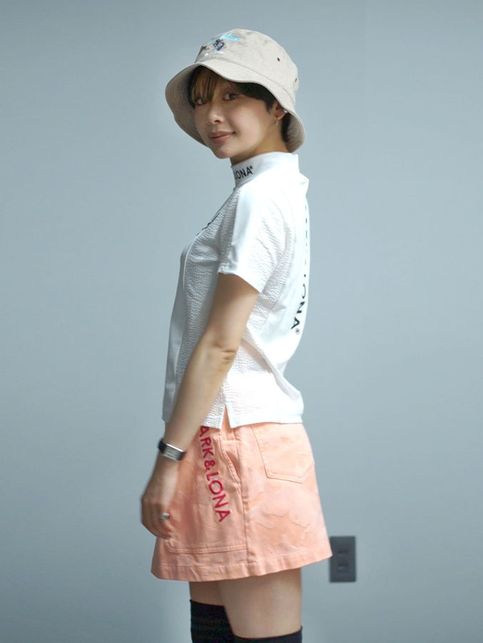 Calde Panel Mock Neck | WOMEN / WHITE
