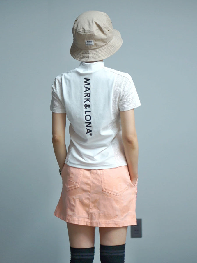 Calde Panel Mock Neck | WOMEN / WHITE