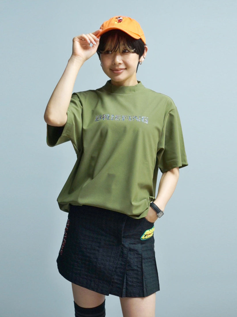 BRIEFING GOLF | MEN'S EARTH HIGHNECK (リラックスフィット)/ WHITE