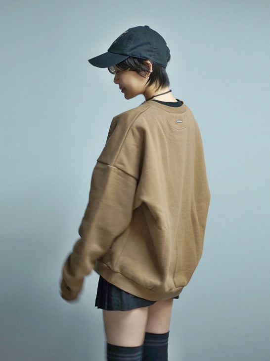 Essential 08 Lounge Pullover | MEN / KHAKI