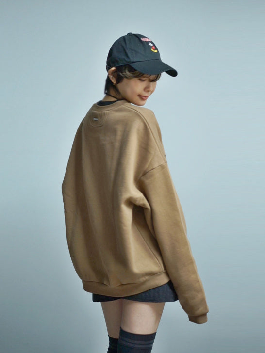 Essential 08 Lounge Pullover | MEN / KHAKI