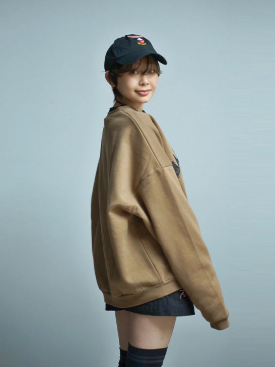 Essential 08 Lounge Pullover | MEN / KHAKI