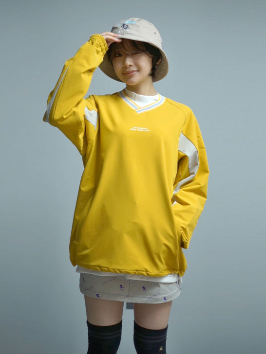 STORM FLEECE LS Pull Over Yellow