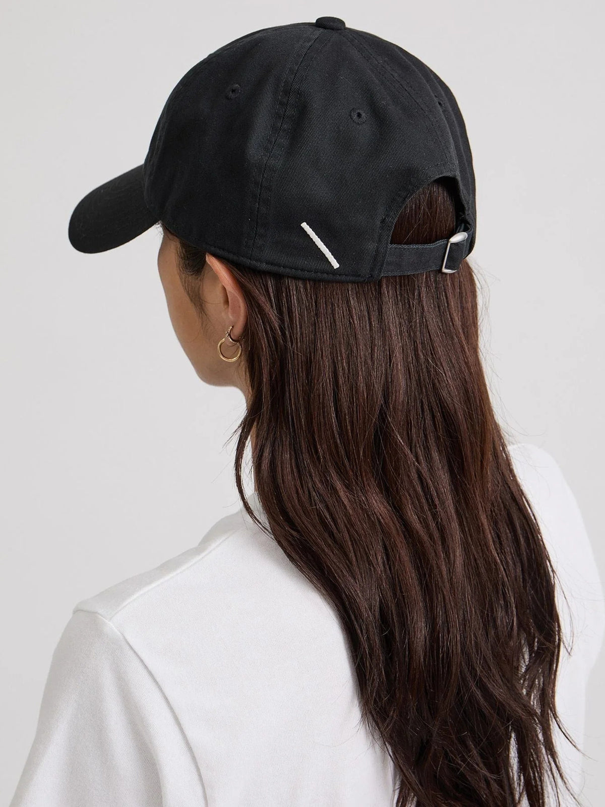 Washed cap Black