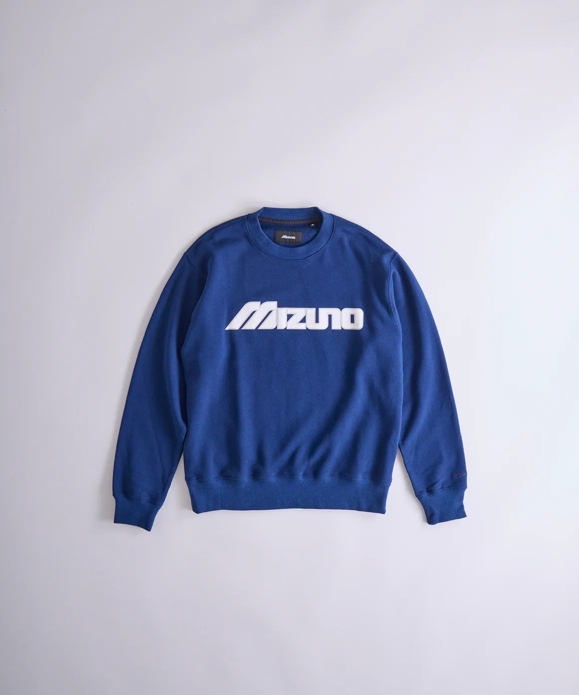 MIZUNO Classic Logo Print Crew Sweat(NAVY)