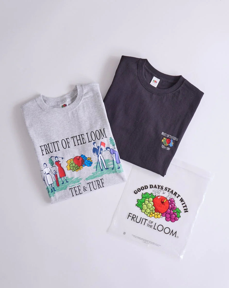 FRUIT OF THE LOOM 2Pack T-Shirt / BLACK・GREY