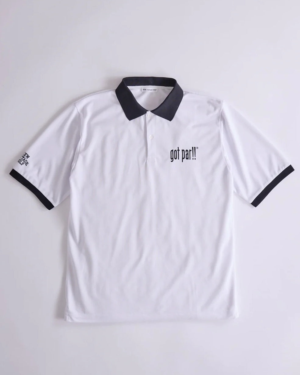 Got Par!!③ Embroidery Polo(WHITE)