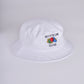 FRUIT OF THE LOOM Embroidery Bucket Hat(WHITE)