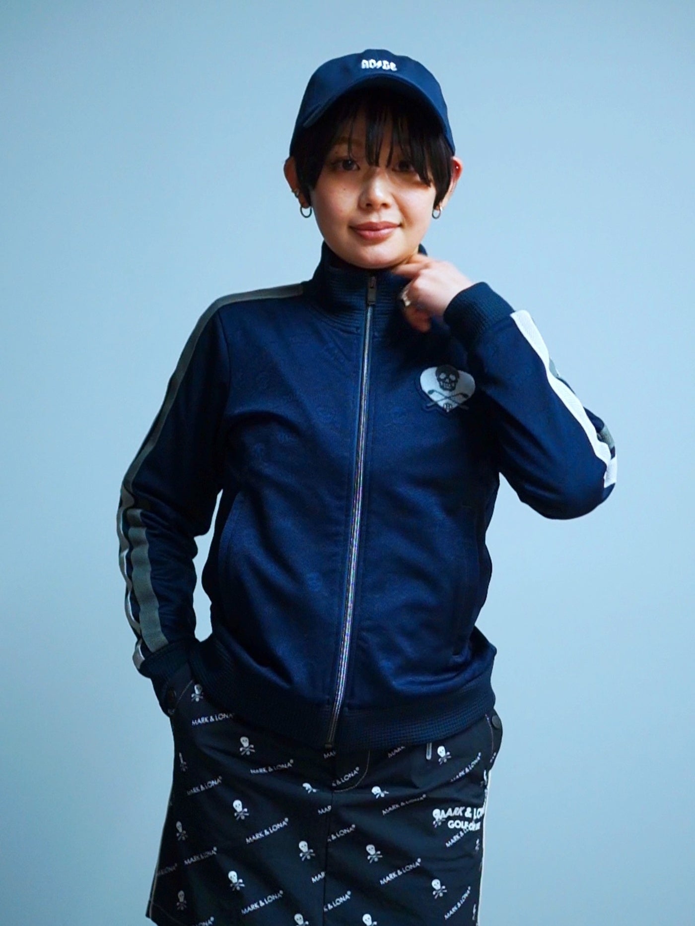 Ruler Aim Jersey Top | WOMEN / NAVY