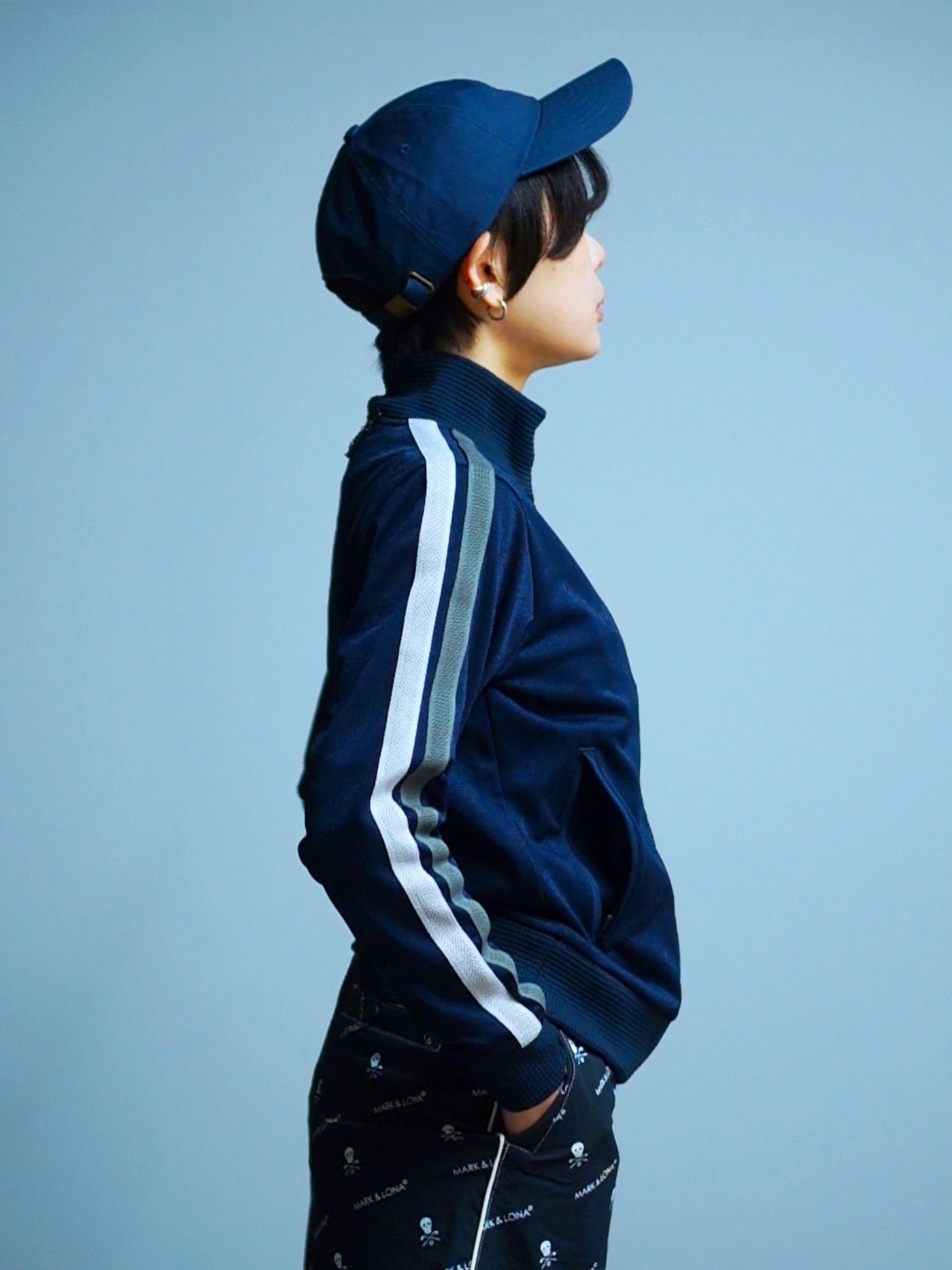 Ruler Aim Jersey Top | WOMEN / NAVY