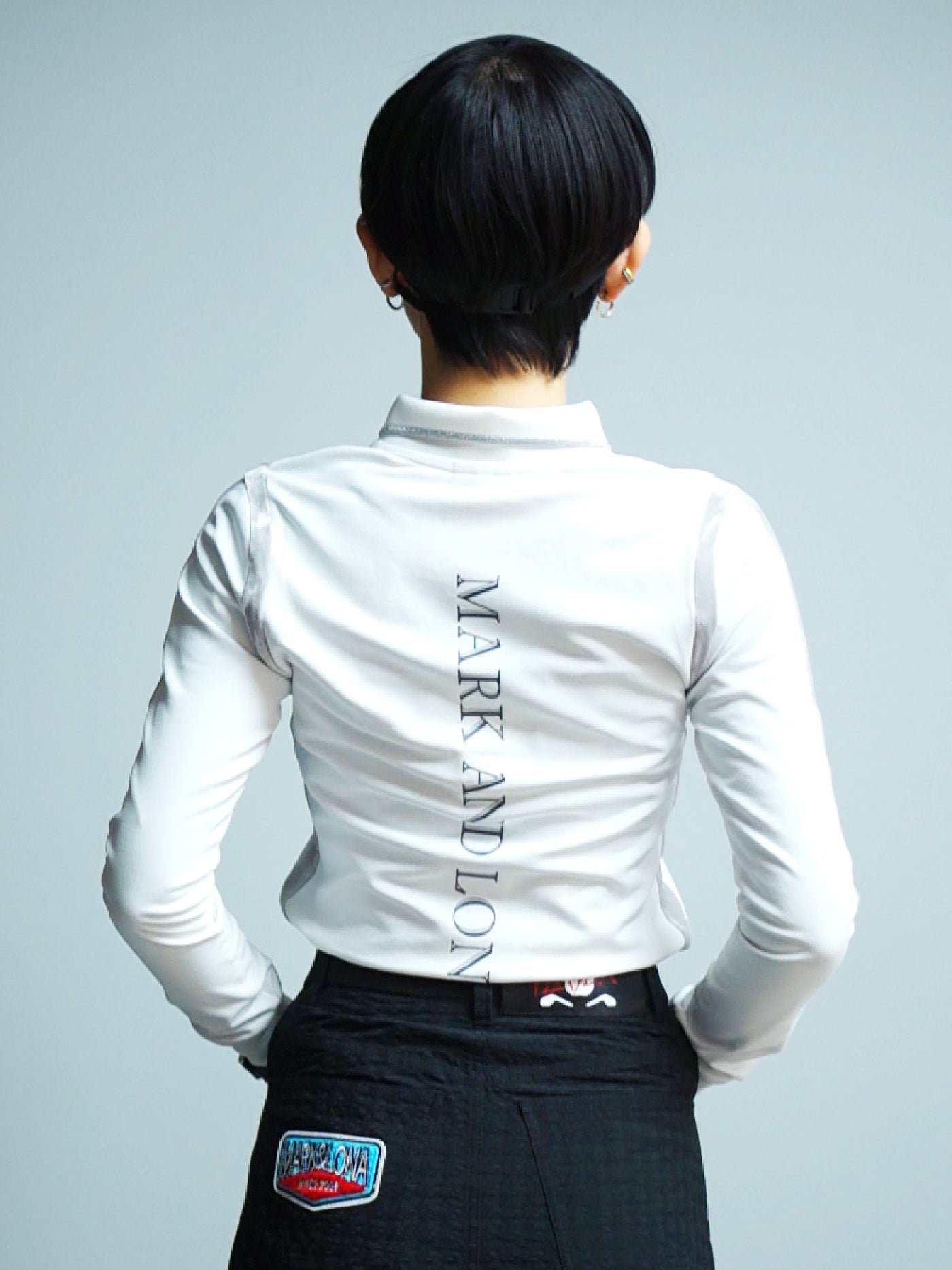 Velocity Long-Sleeve Polo | WOMEN / WHITE
