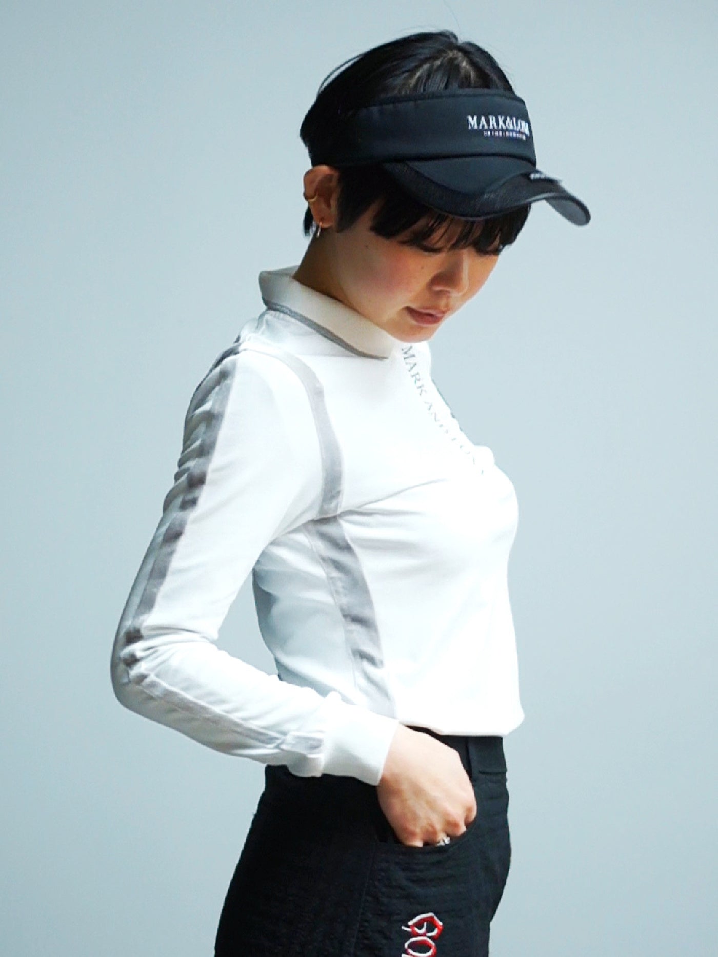 Velocity Long-Sleeve Polo | WOMEN / WHITE