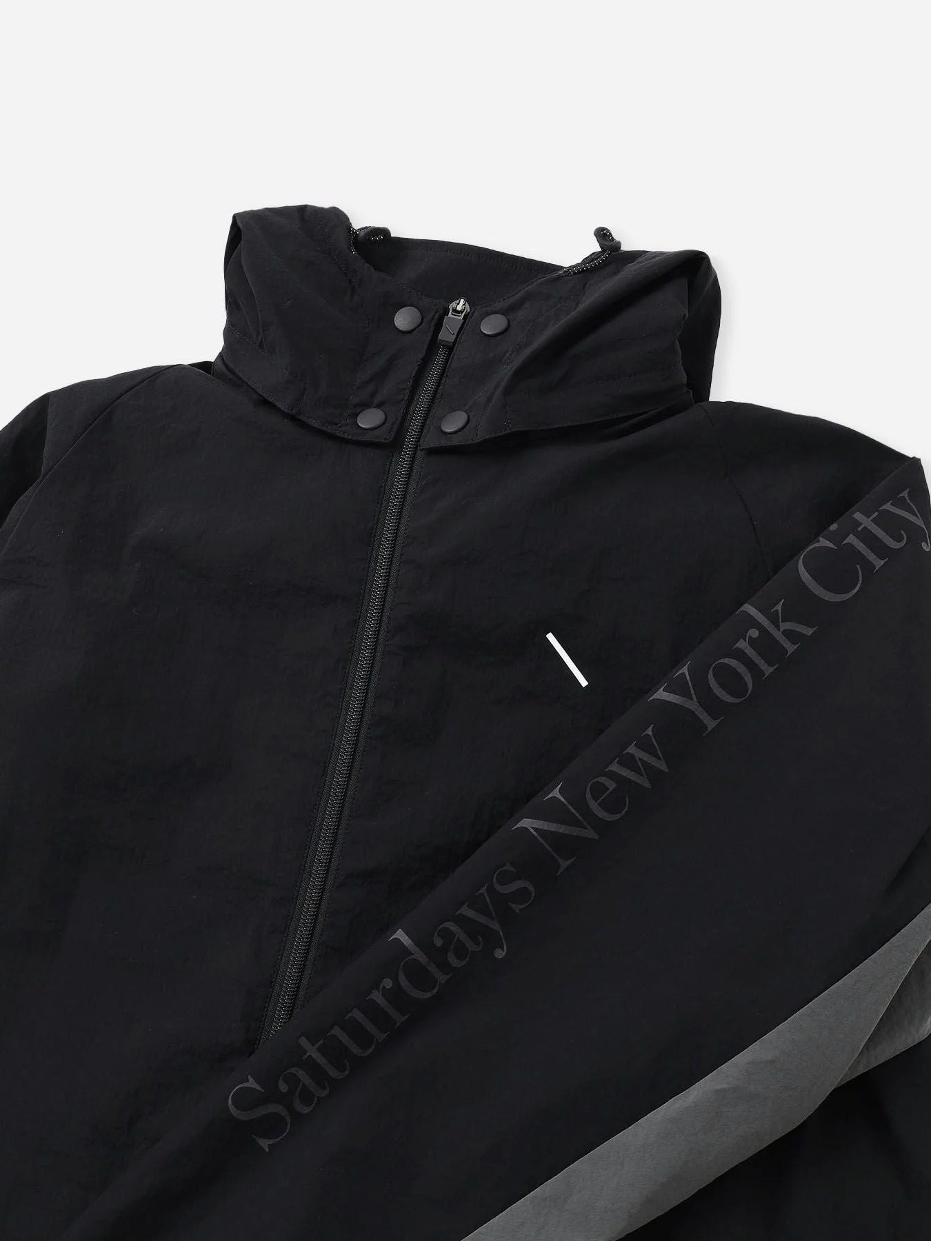 NY Stretch Tafeta Blouson Black