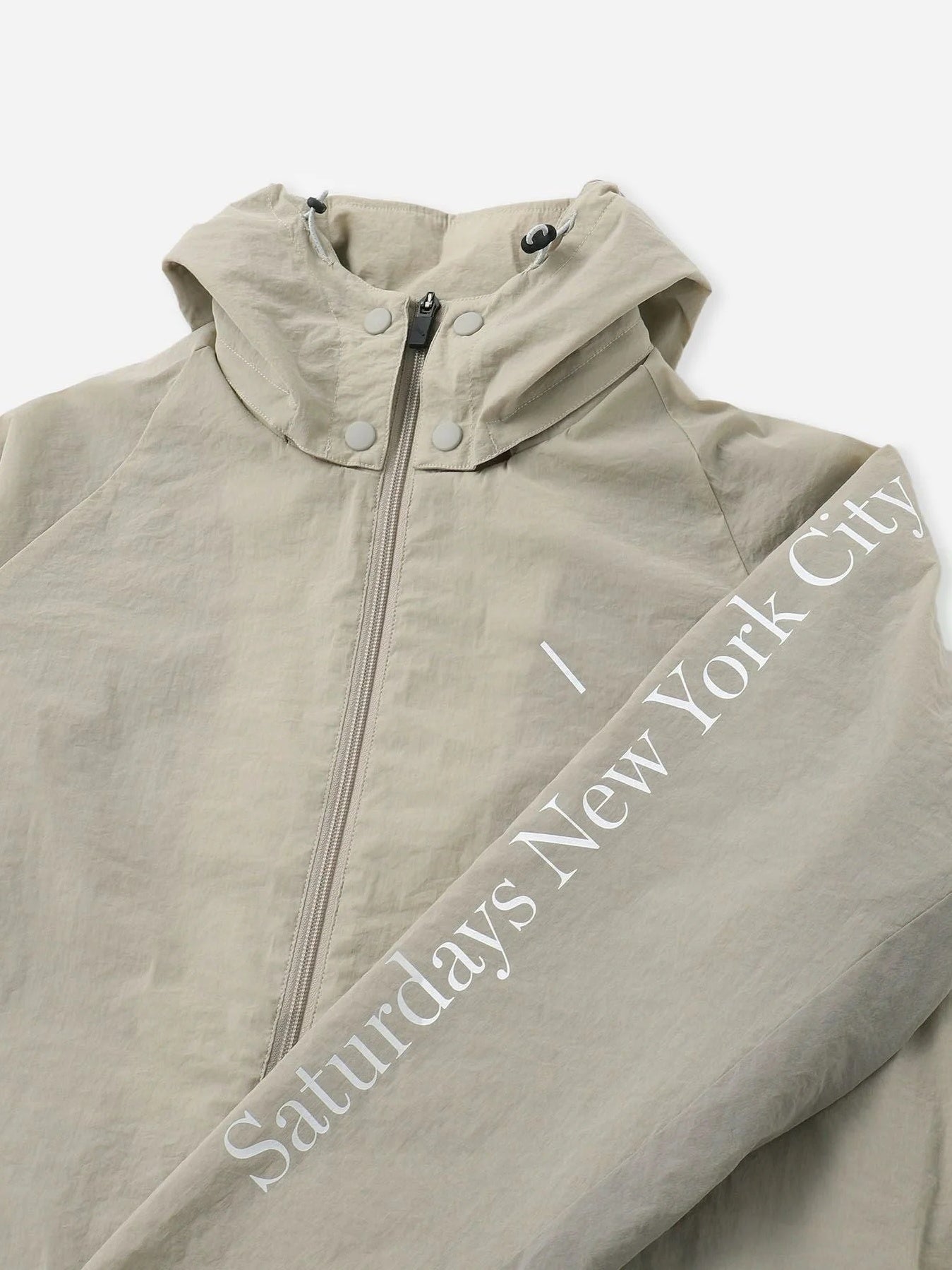 NY Stretch Tafeta Blouson Beige