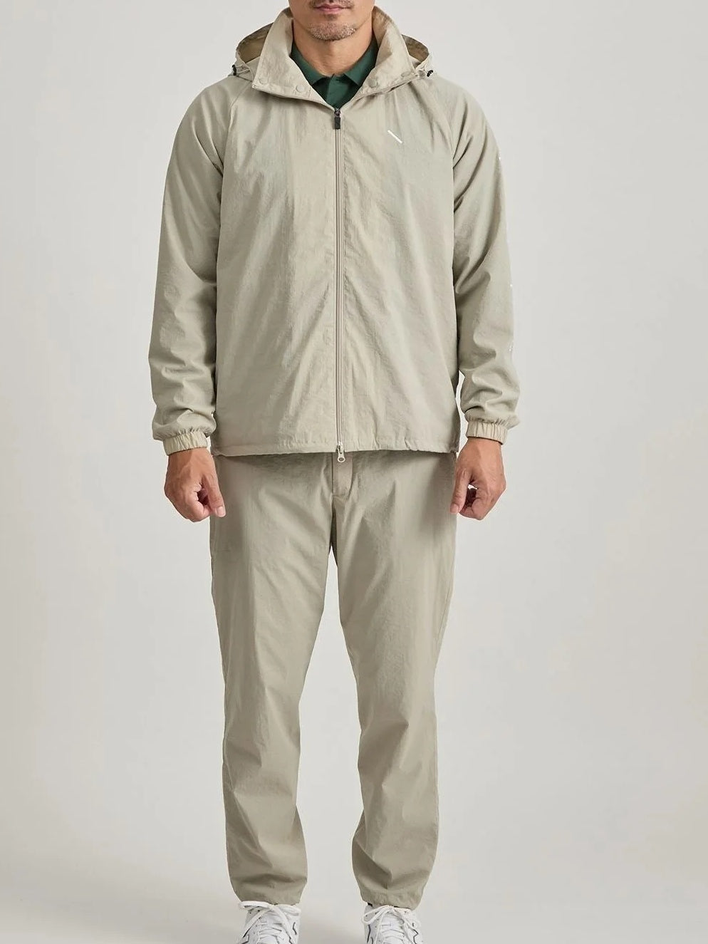 NY Stretch Tafeta Blouson Beige
