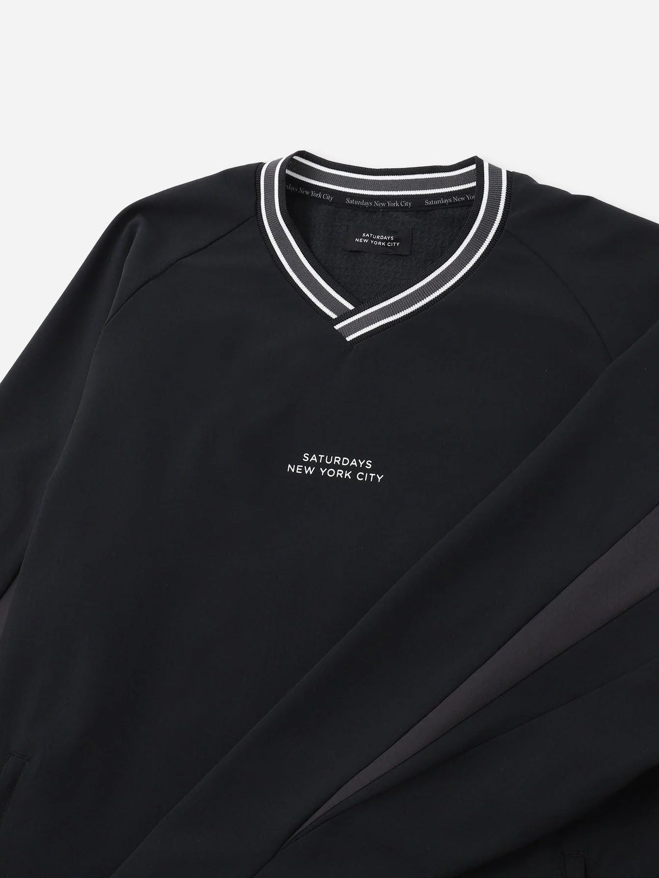 STORM FLEECE LS Pull Over Black
