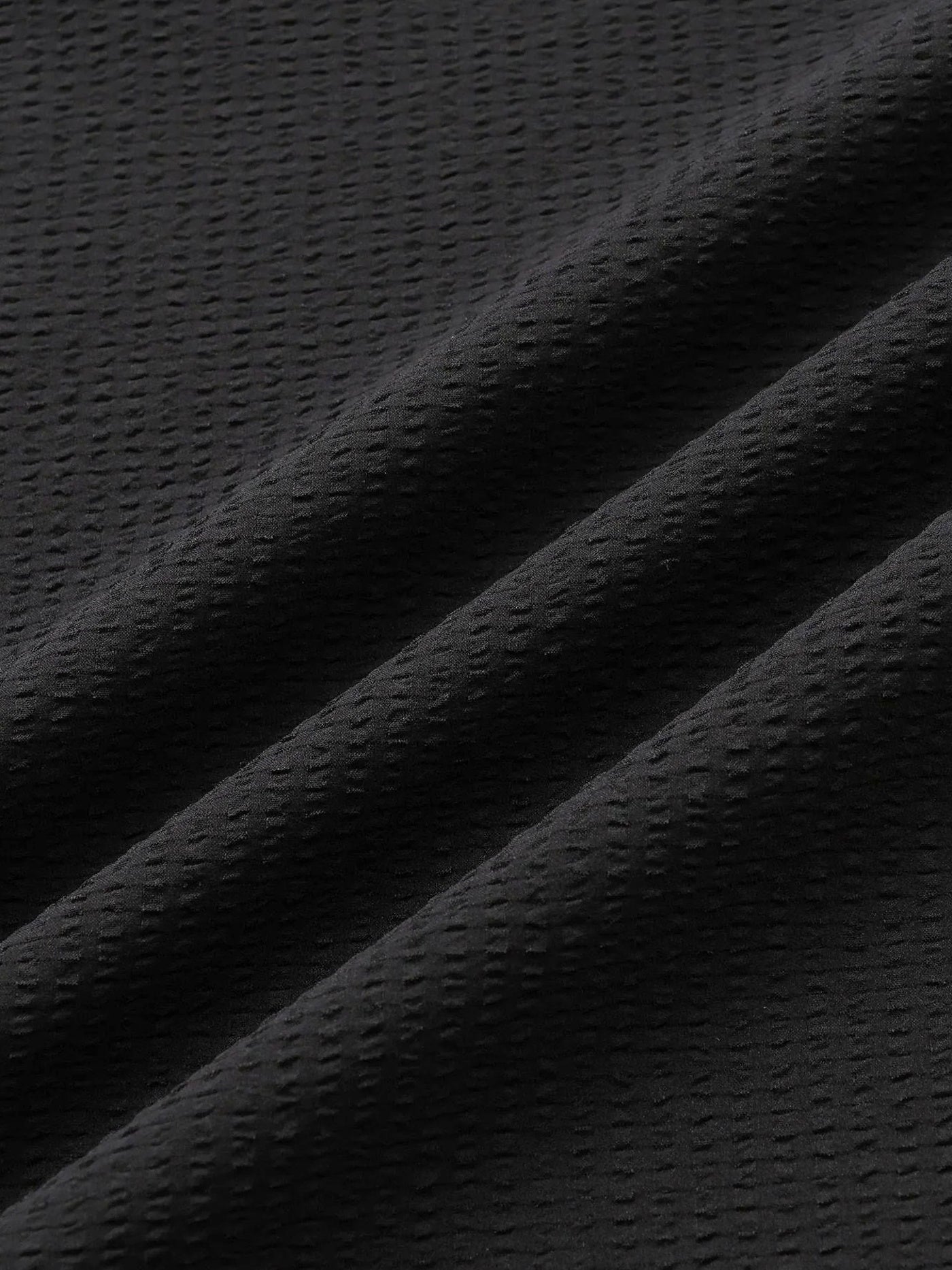 Seersucker Shirt / Black