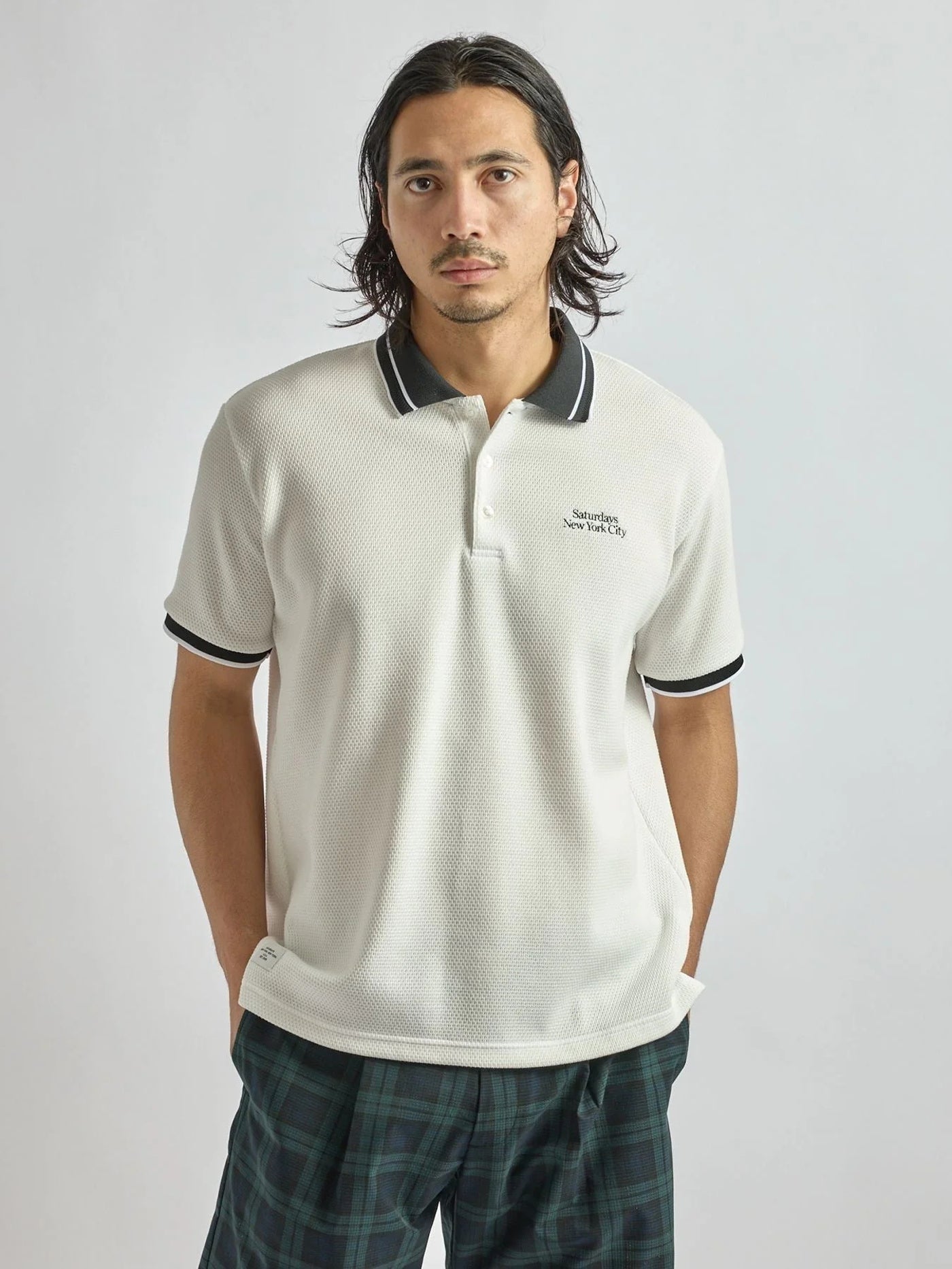 SS T/C Thrmal Polo Shirt Black