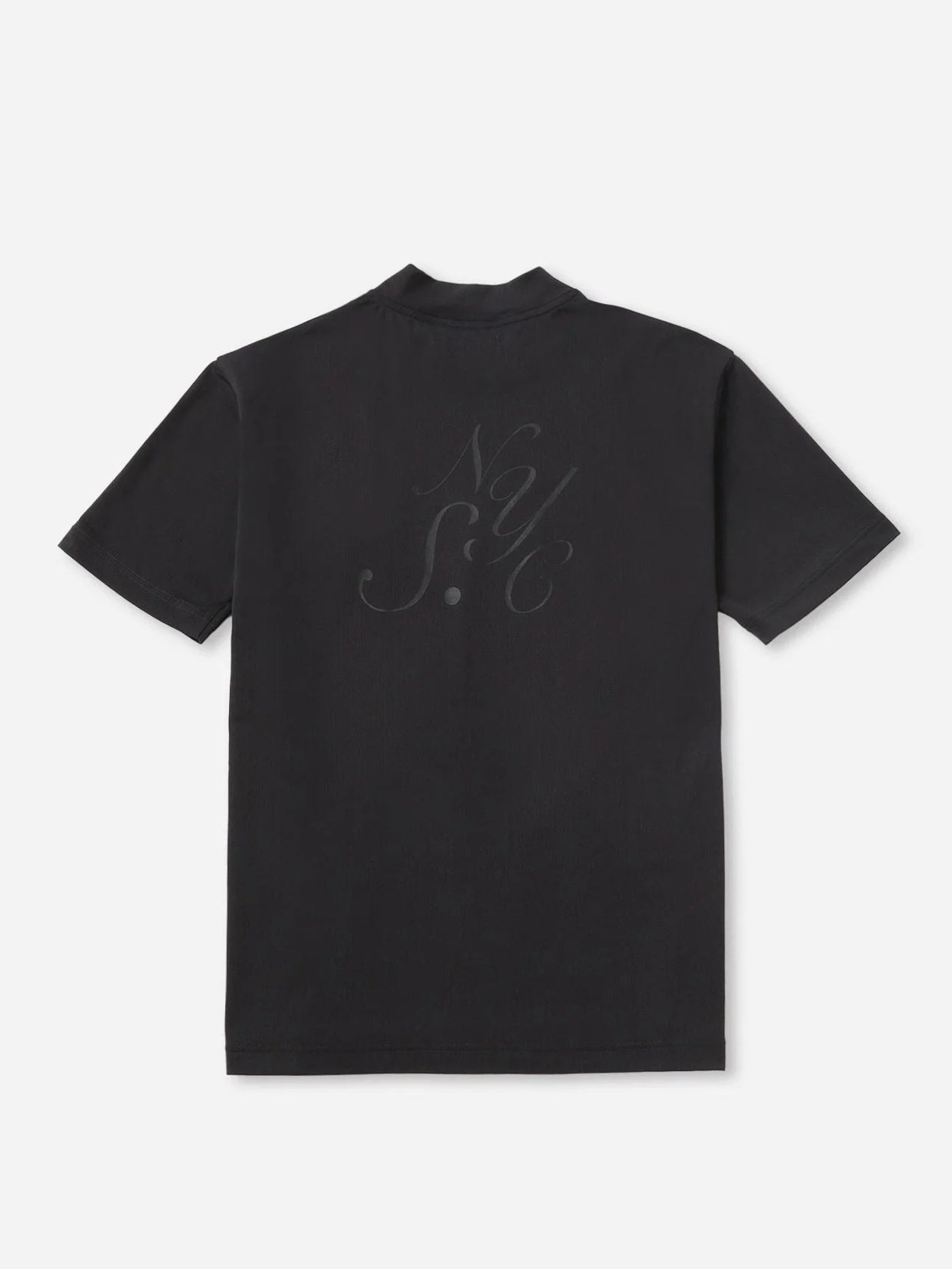 SS Dot Mesh Half Mockneck Shirt / Black – ADVANTAGE