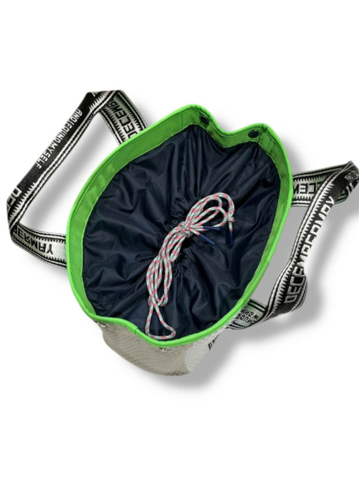 (DECEMBER MAY) 2WAY mesh mini tote / WHITE