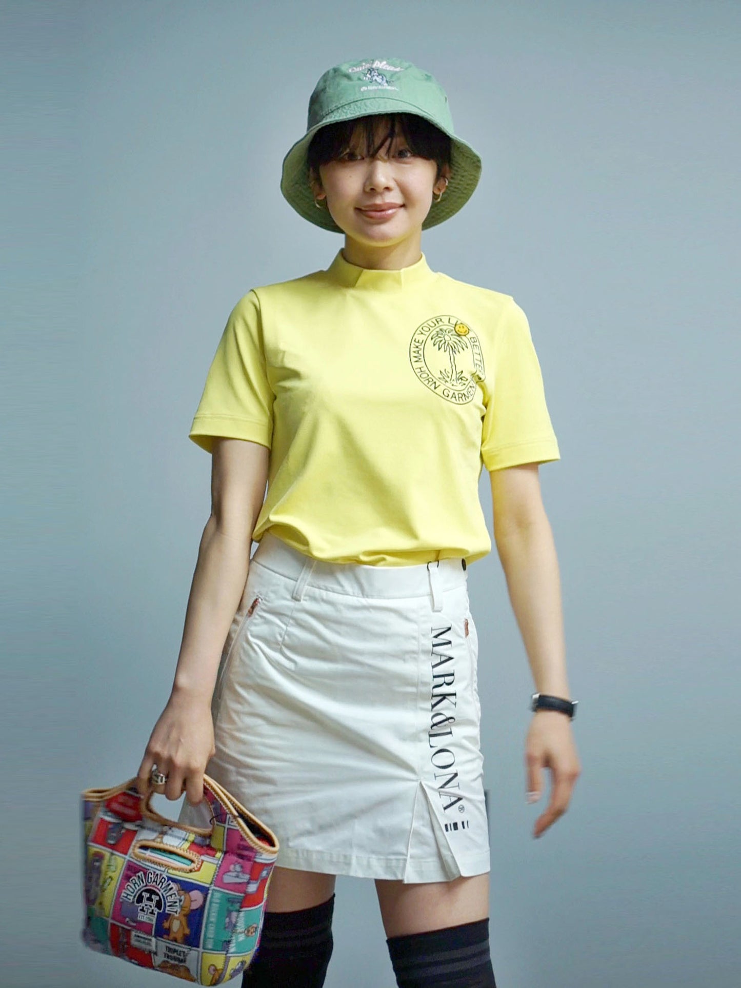 Endless Summer Mock Neck – Tom and Jerry Edition | WOMEN / YELLOW