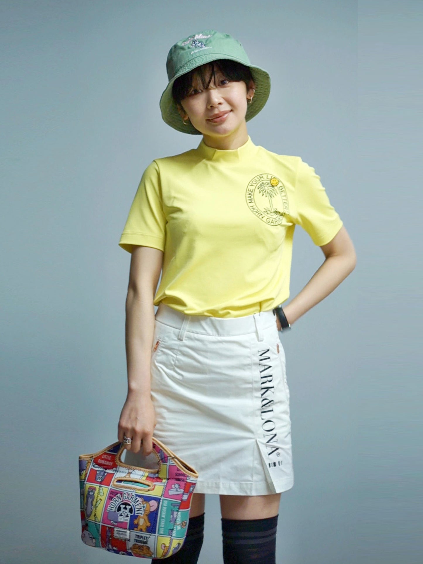 Endless Summer Mock Neck – Tom and Jerry Edition | WOMEN / YELLOW