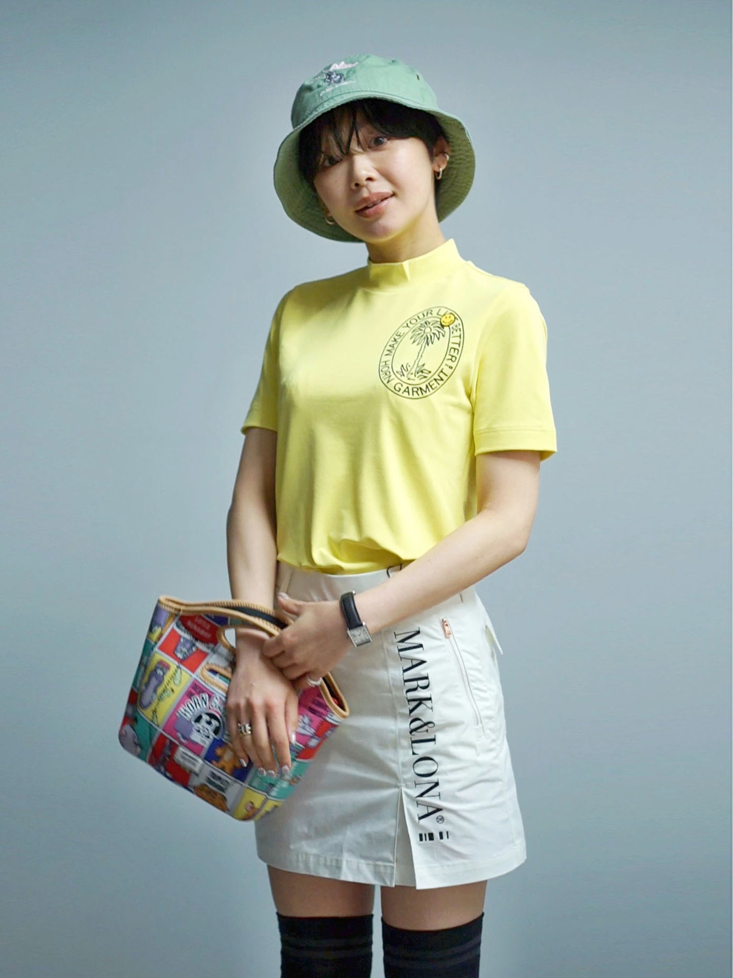 Endless Summer Mock Neck – Tom and Jerry Edition | WOMEN / YELLOW