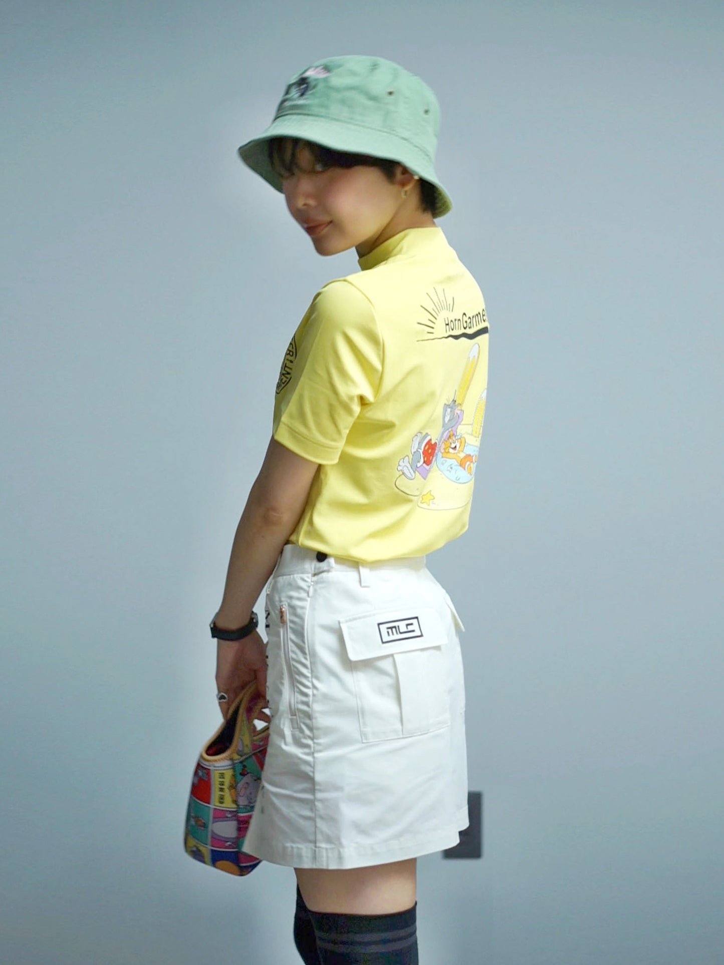 Endless Summer Mock Neck – Tom and Jerry Edition | WOMEN / YELLOW