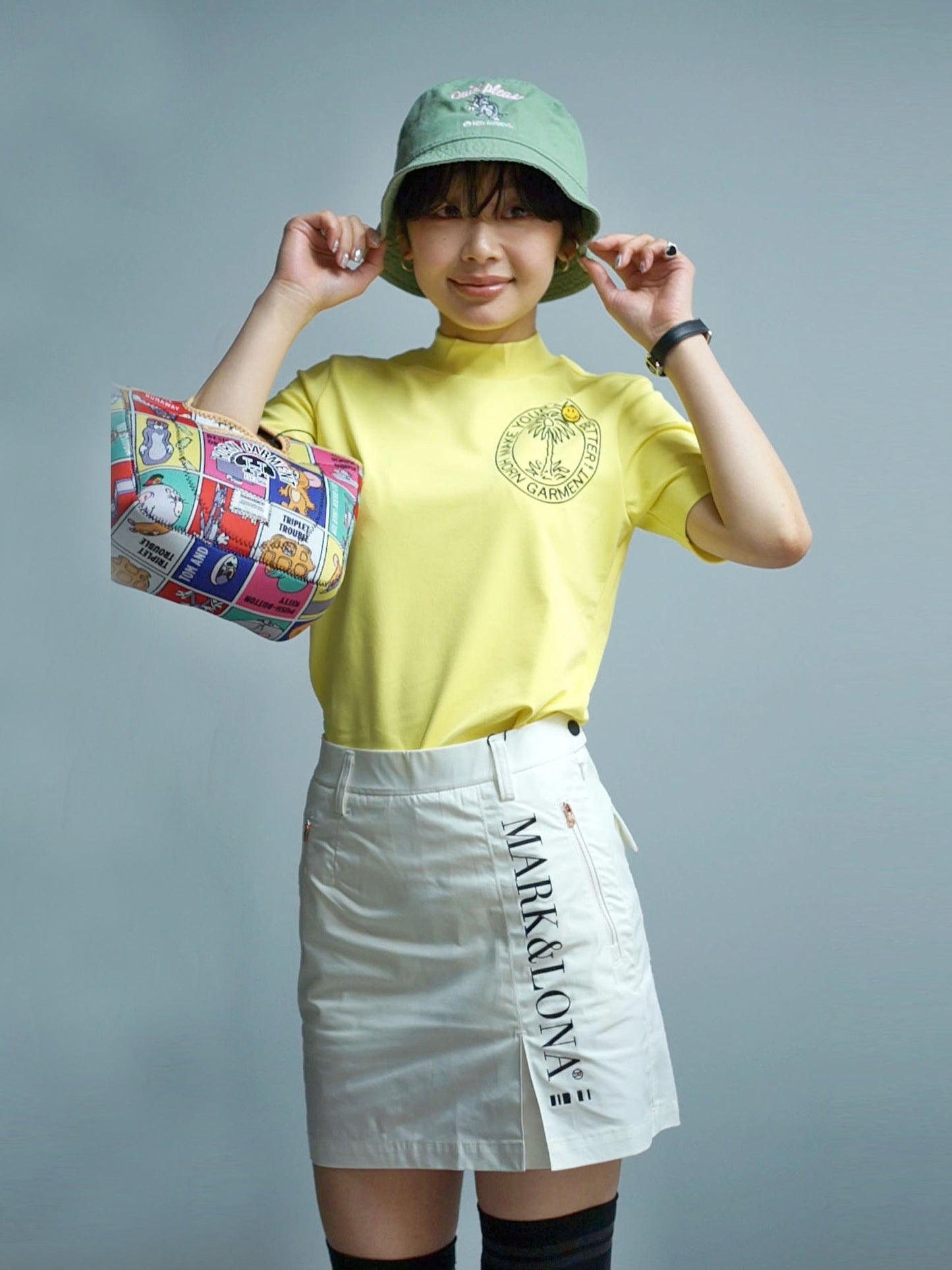 Endless Summer Mock Neck – Tom and Jerry Edition | WOMEN / YELLOW