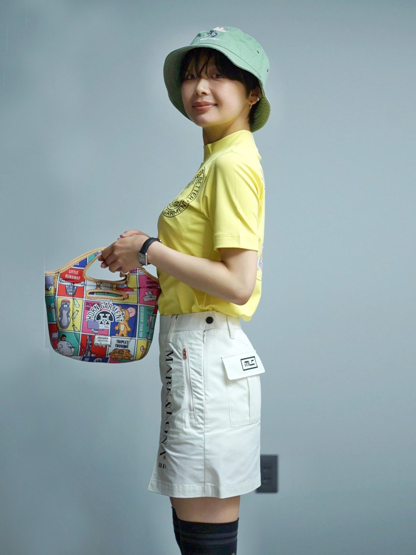 Endless Summer Mock Neck – Tom and Jerry Edition | WOMEN / YELLOW