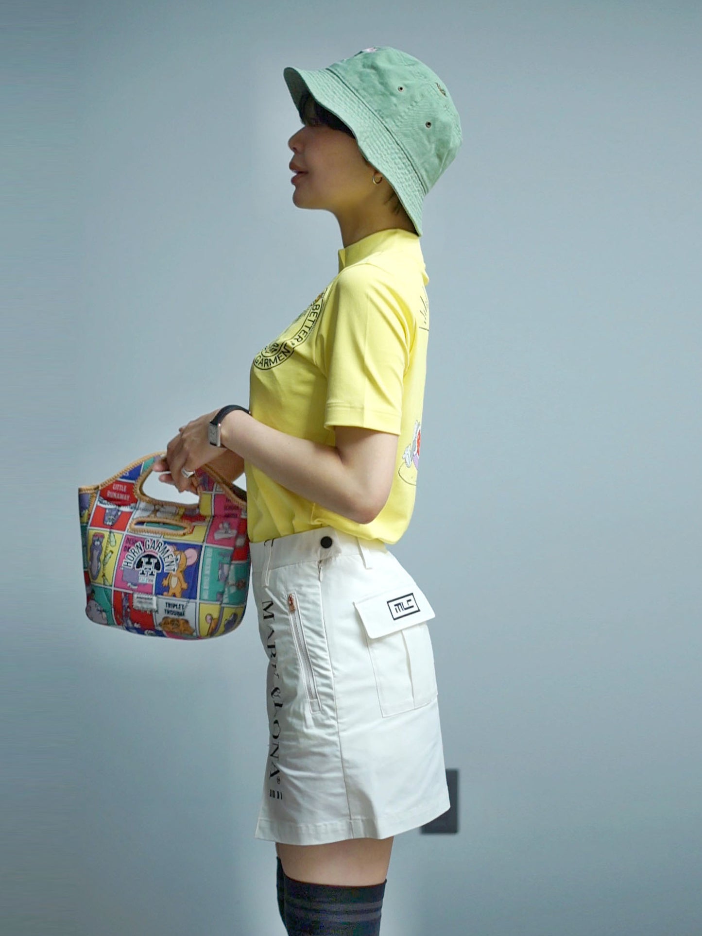 Endless Summer Mock Neck – Tom and Jerry Edition | WOMEN / YELLOW