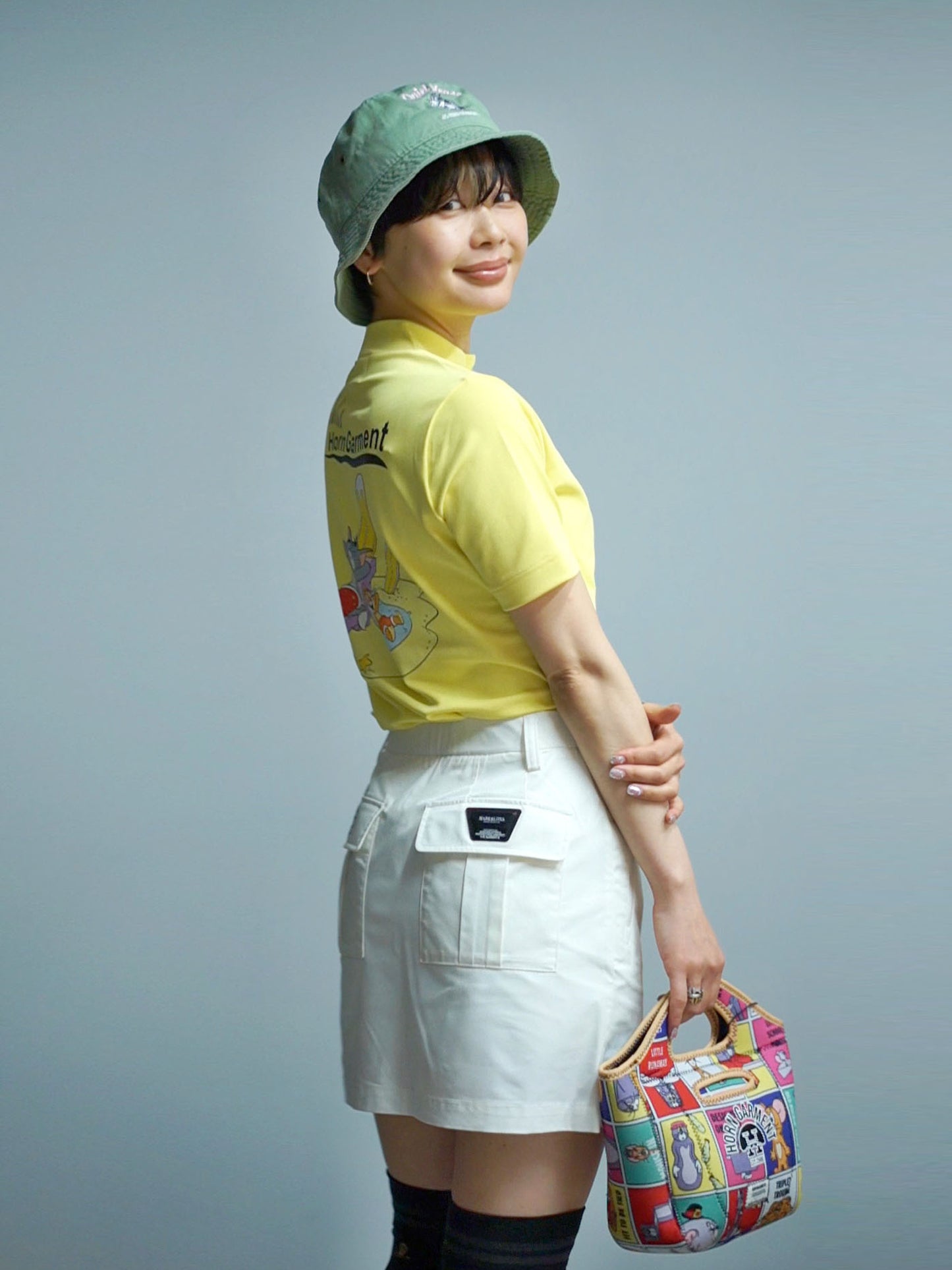 Endless Summer Mock Neck – Tom and Jerry Edition | WOMEN / YELLOW