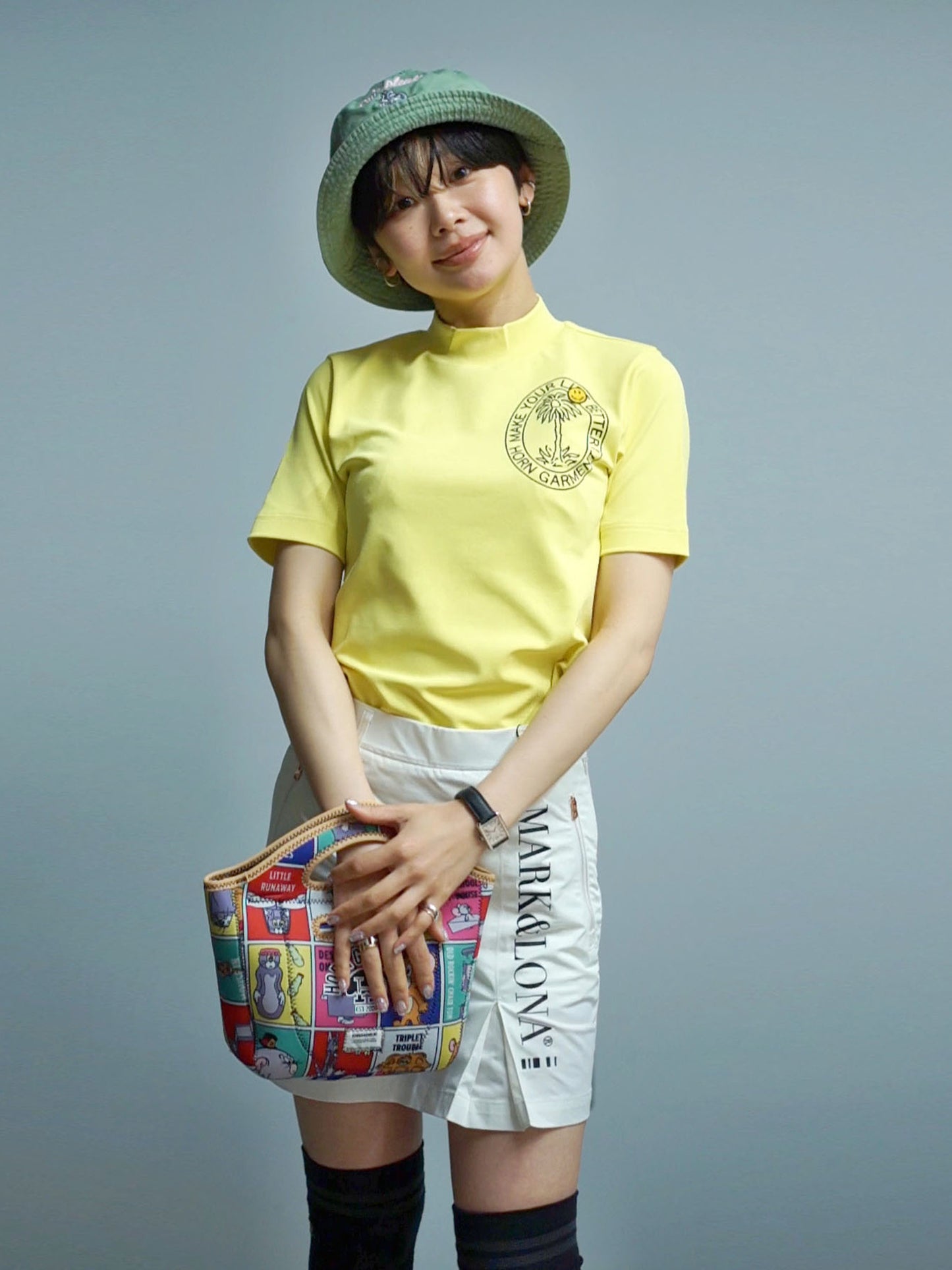 Endless Summer Mock Neck – Tom and Jerry Edition | WOMEN / YELLOW