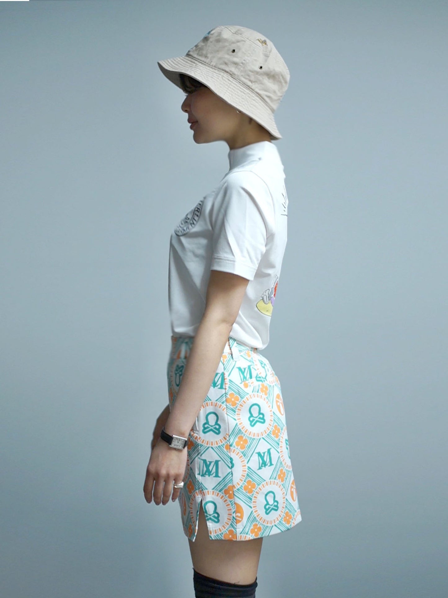 Endless Summer Mock Neck – Tom and Jerry Edition | WOMEN / WHITE