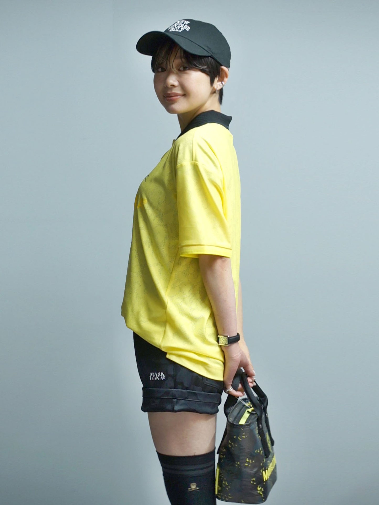 ML-Tech Leopard Polo | MEN / YELLOW