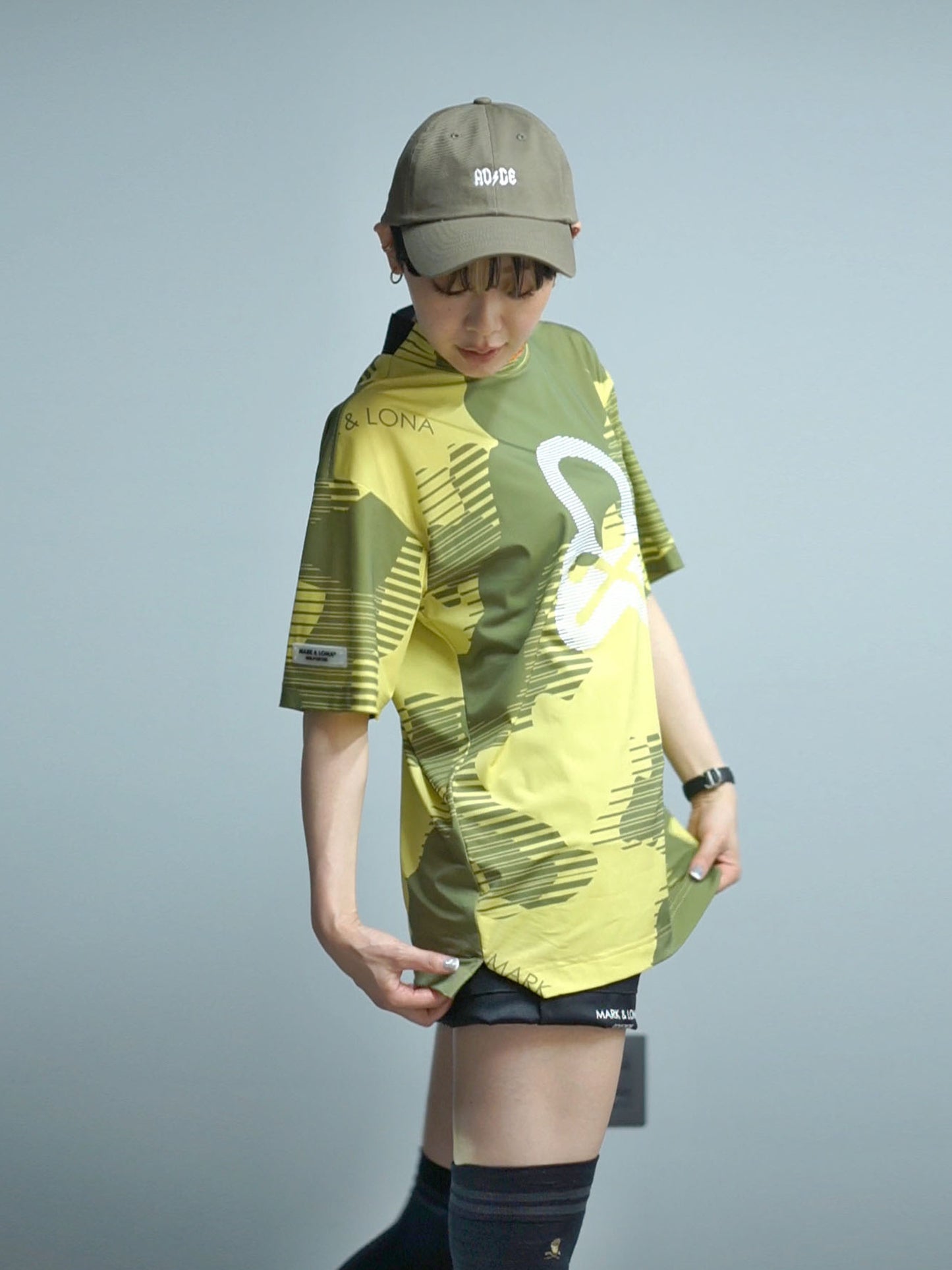 Flow Camo Mock Neck Tee | MEN / YELLOW
