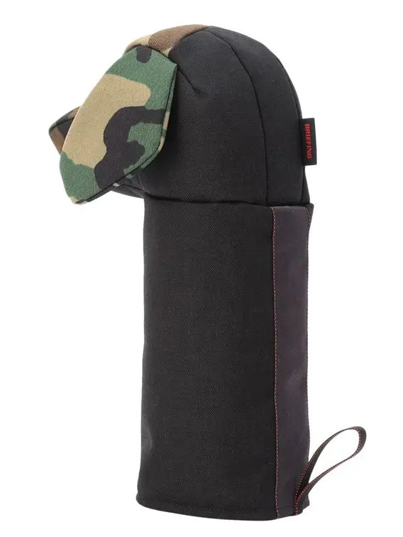 BRIEFING GOLF | DOGGY DRIVER COVER COMBI - BLACK×WOODLAND CAMO