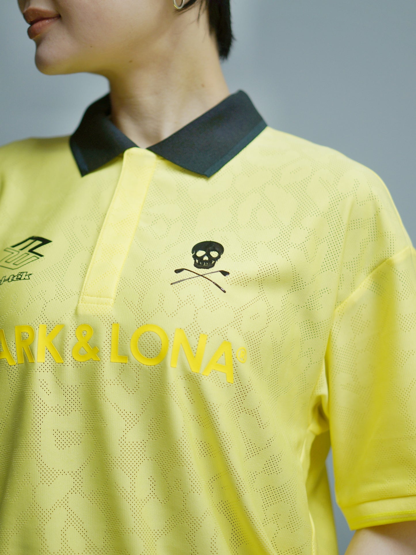 ML-Tech Leopard Polo | MEN / YELLOW