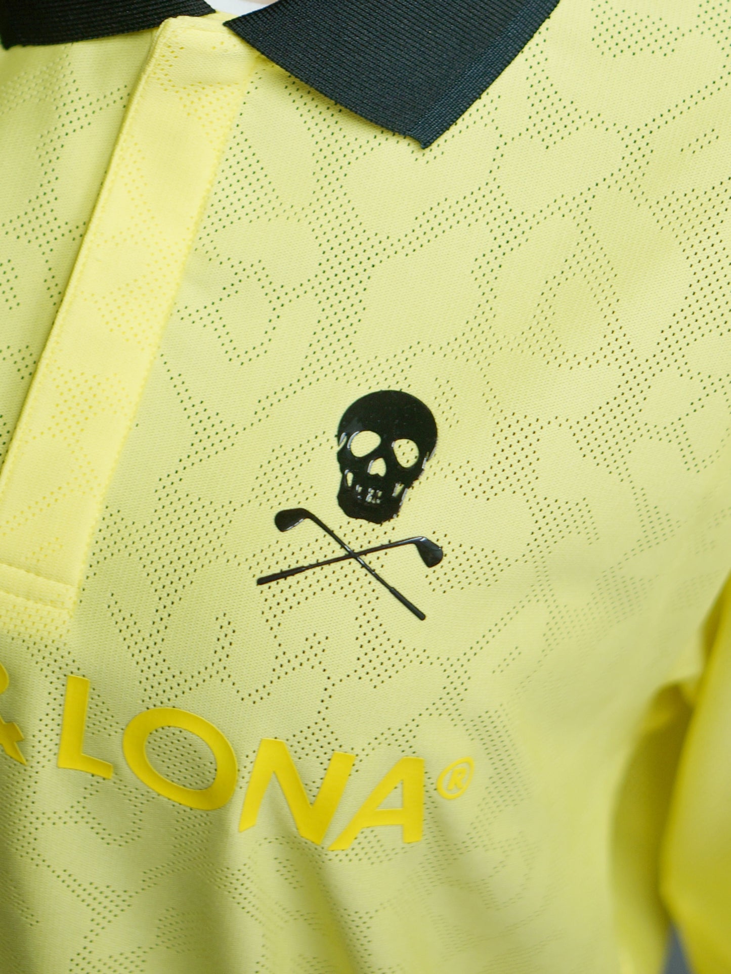 ML-Tech Leopard Polo | MEN / YELLOW