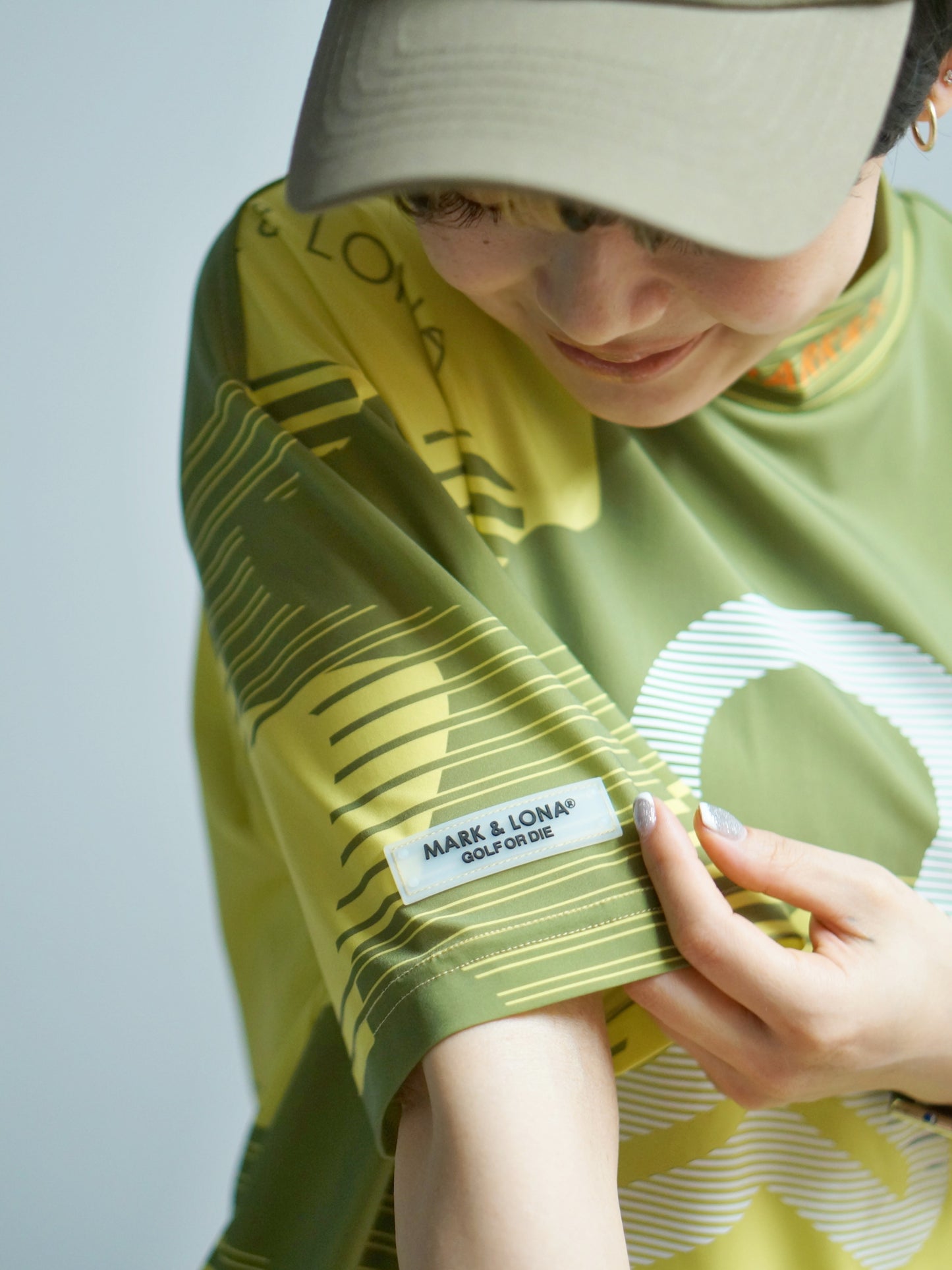 Flow Camo Mock Neck Tee | MEN / YELLOW
