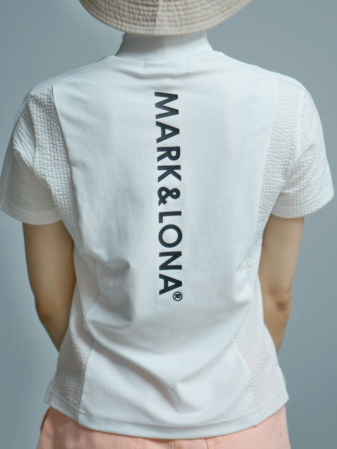 Calde Panel Mock Neck | WOMEN / WHITE