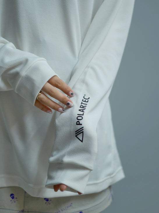 POLARTEC POWER DRY Moc LS Shirt White