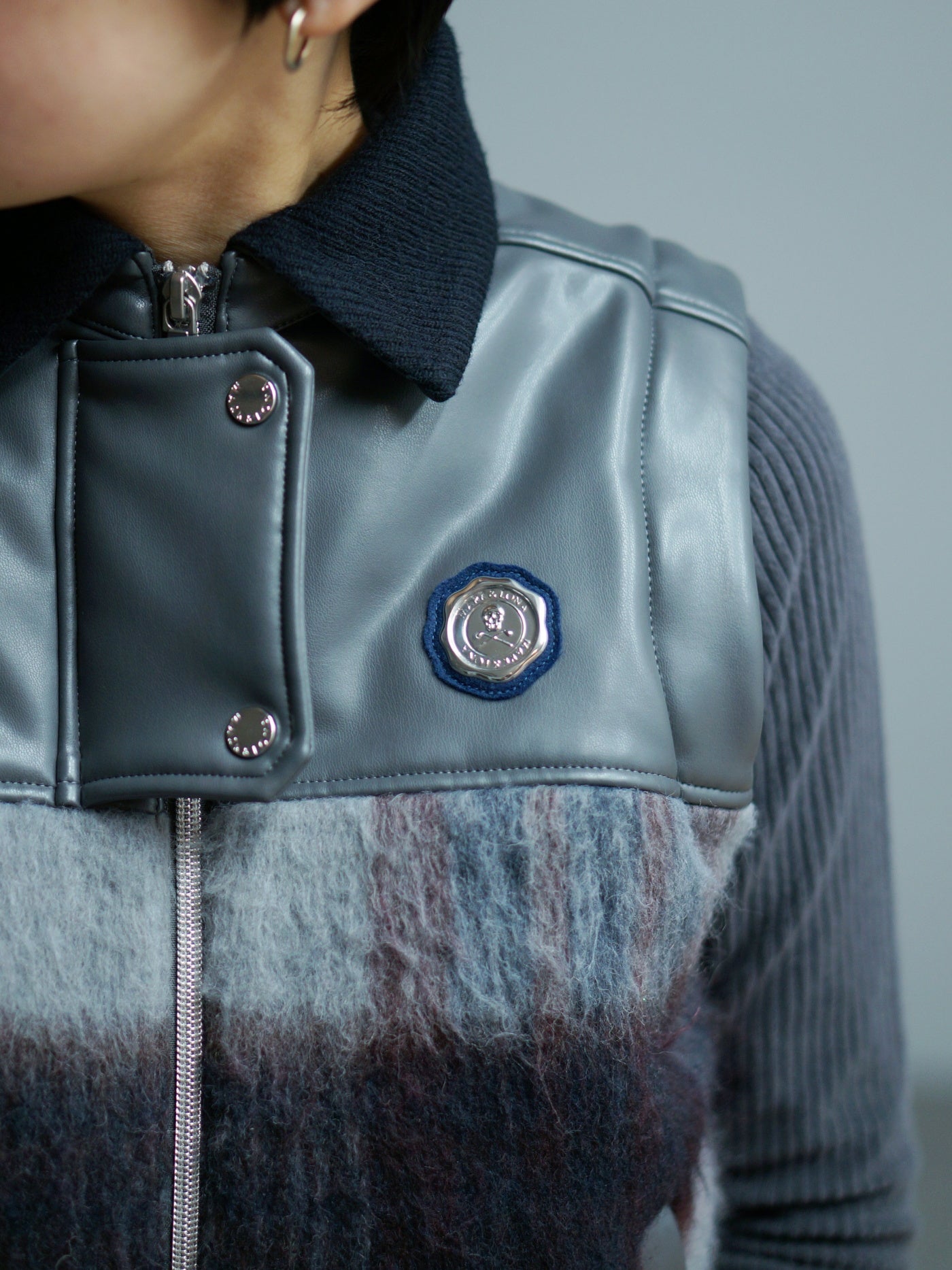 Shaggy 2Way Jacket | WOMEN / NAVY