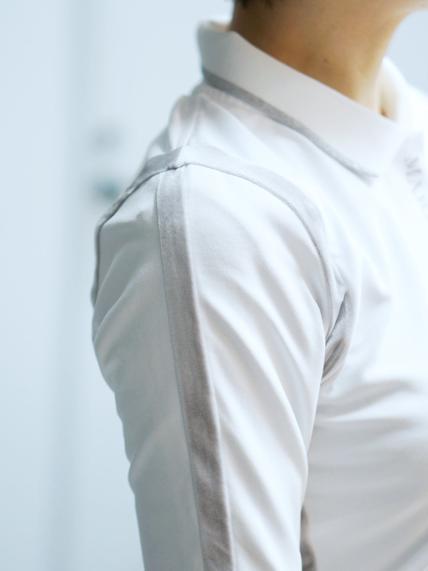 Velocity Long-Sleeve Polo | WOMEN / WHITE