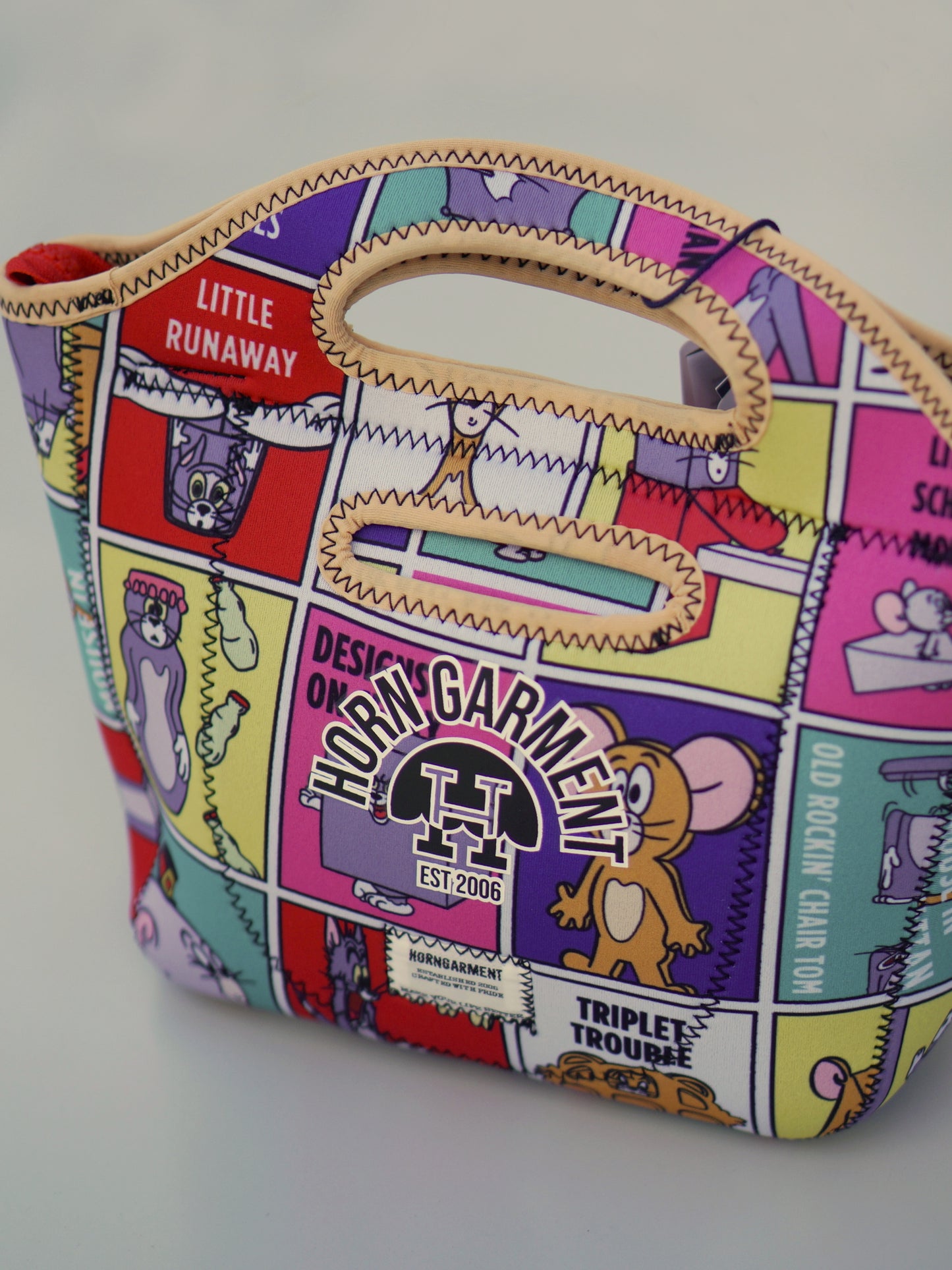 Comic Swing Neoprene Pocket Pouch-Tom and Jerry Edition