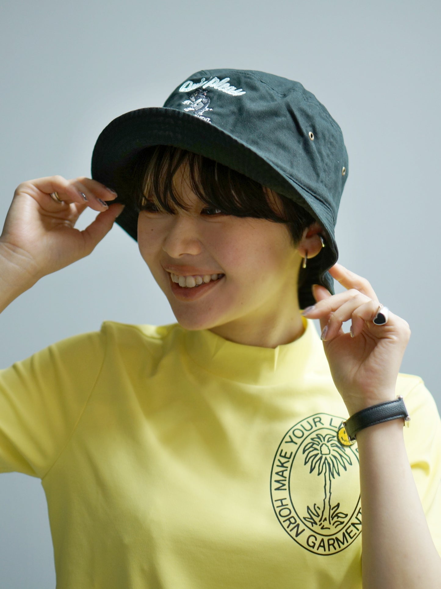 Sneaky Tom Washed Hat | MEN and WOMEN / BLACK