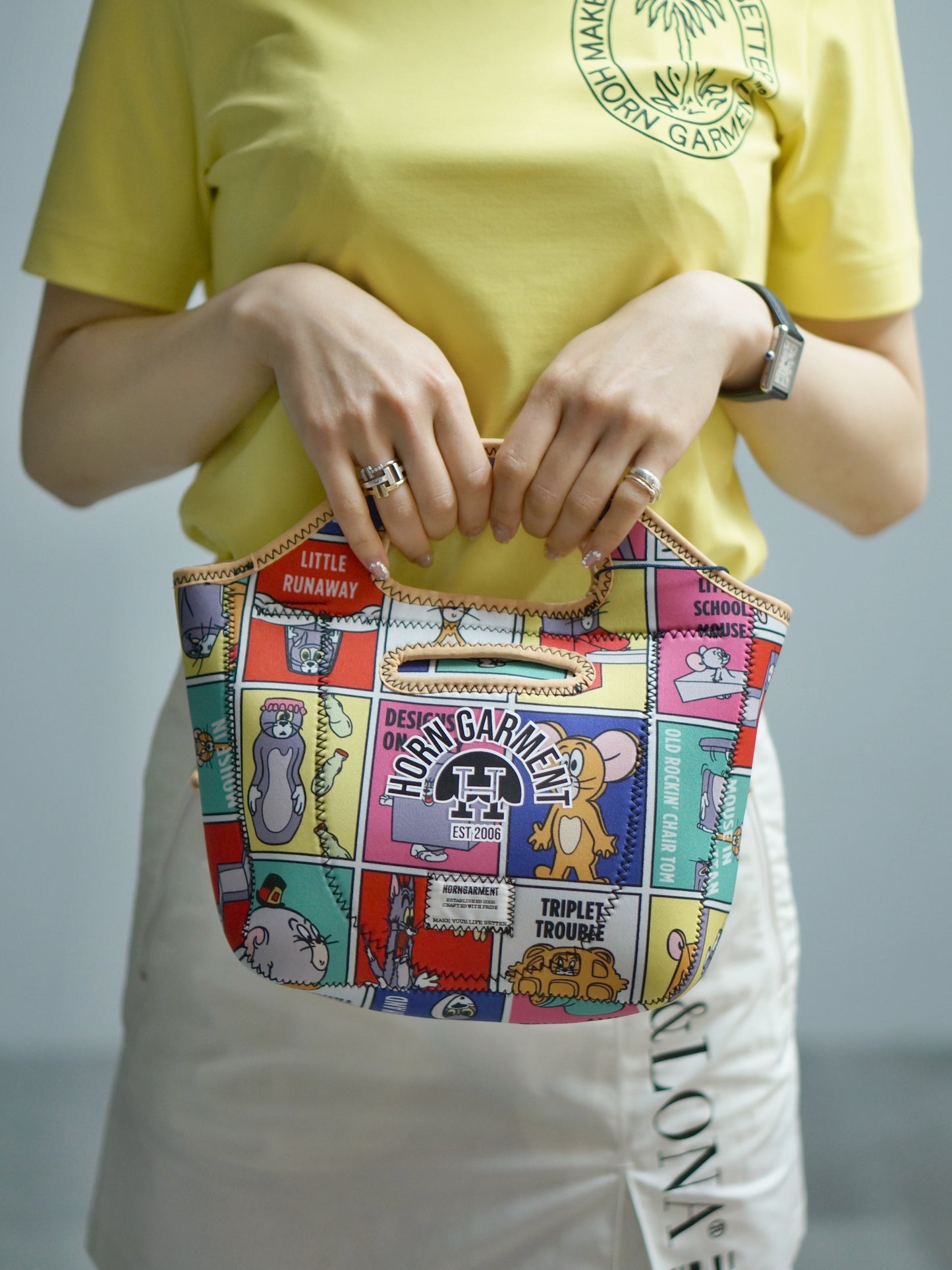 Comic Swing Neoprene Pocket Pouch-Tom and Jerry Edition