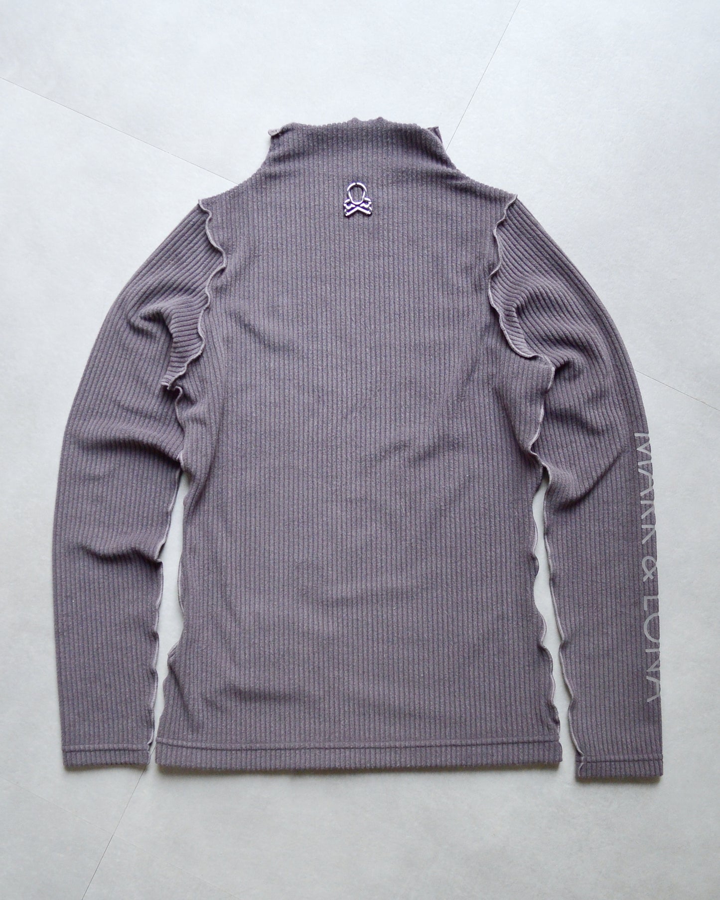 Lodi Ribbed Bottleneck Pullover | WOMEN / CHARCOAL